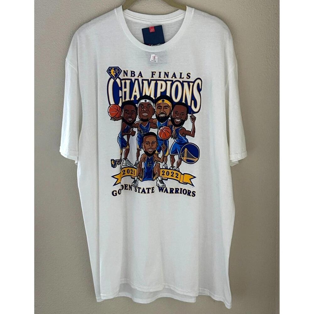 Golden State Warriors Nba Championship Caricature Shirt By Fanatics
